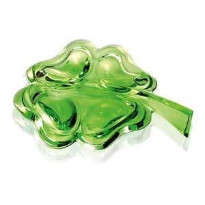 Moser Crystal 3015 Hand-Blown Crystal Shamrock SEALED *NEW*